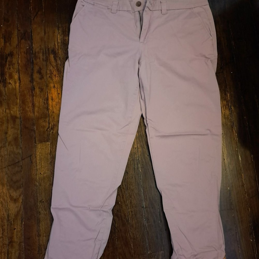 GAP Broken In Straight Light Pink Khakis Size 10